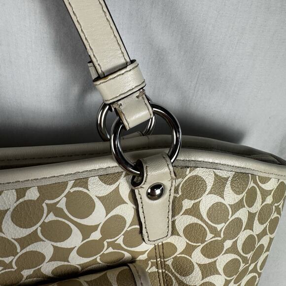 Coach Signature Chelsea Lea Medium Shoulder Tote Bag C1093-F15135 - Picture 9 of 16